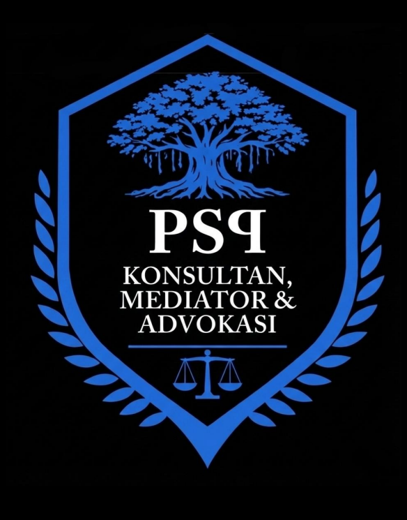 Logo PSP Latar Hitam tulisan Putih